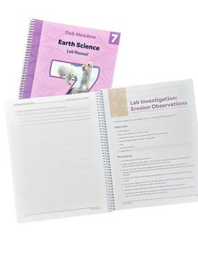 Oak Meadow Earth Science Lab Manual 7 Spiral-Bound Workbook homeschool